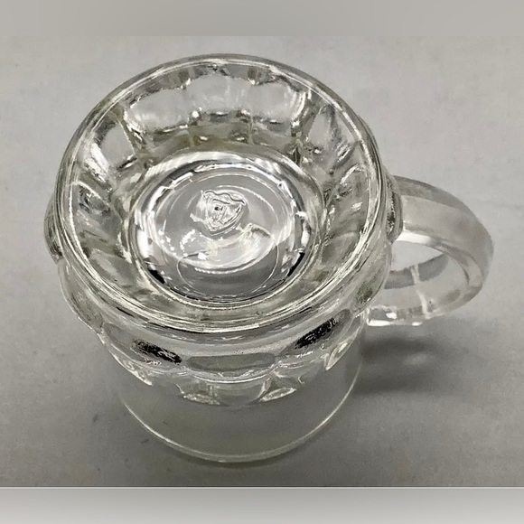 Mid Century Vintage Federal Glass Miniature Beer Mug Style Shot Glass - Picture 6 of 8